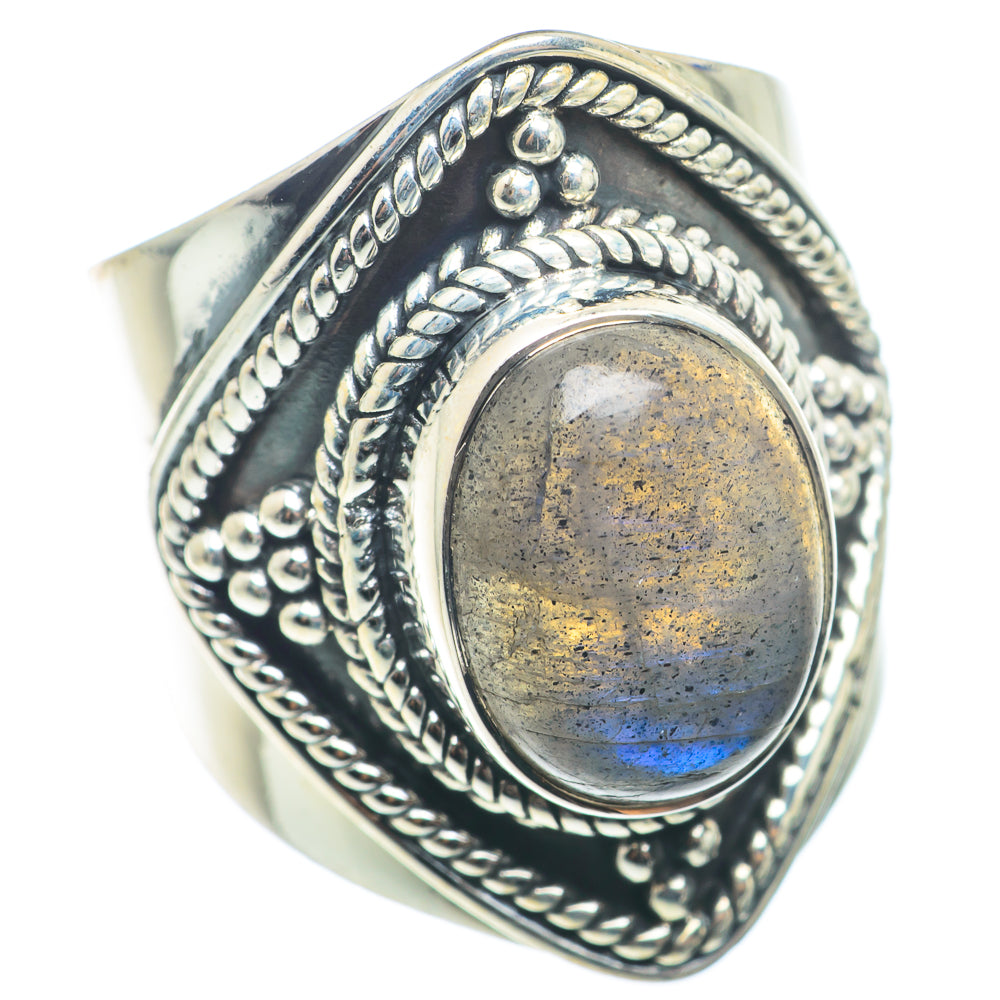 Labradorite Rings handcrafted by Anasilvercos - RING74260