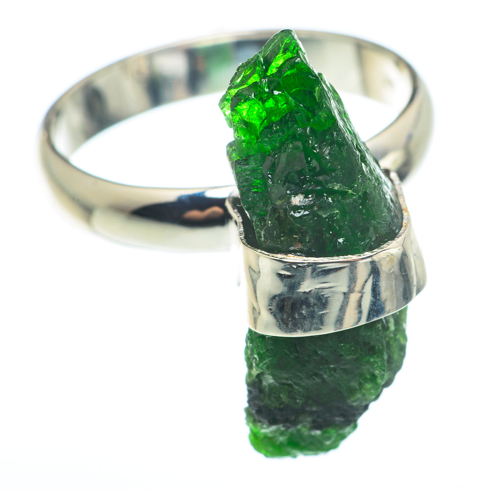 Chrome Diopside Rings handcrafted by Anasilvercos - RING74270
