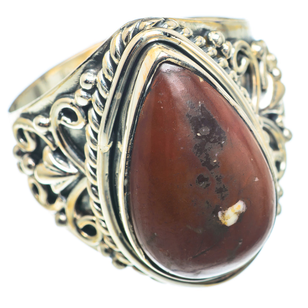 Red Jasper Rings handcrafted by Anasilvercos - RING74274