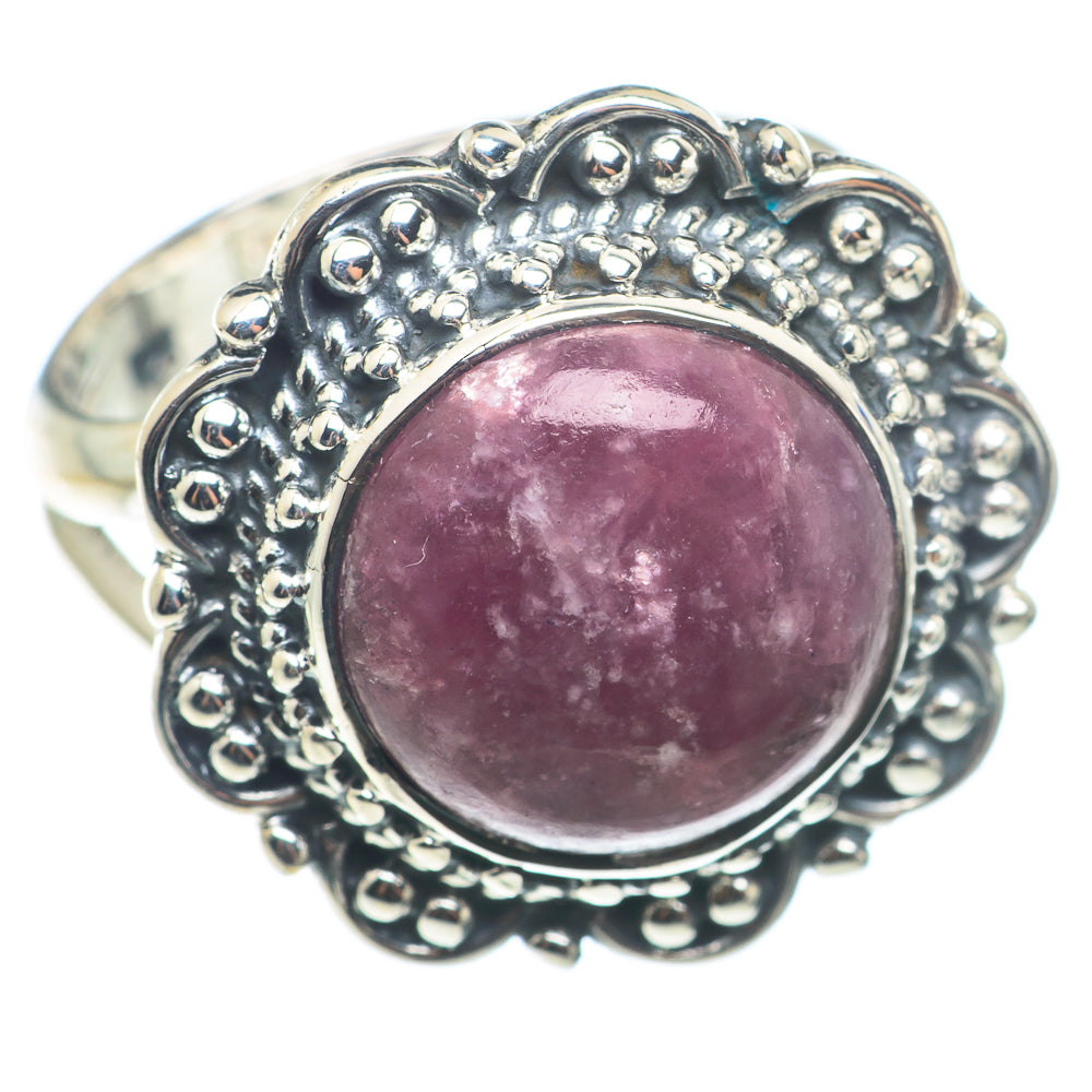 Lepidolite Rings handcrafted by Anasilvercos - RING74281