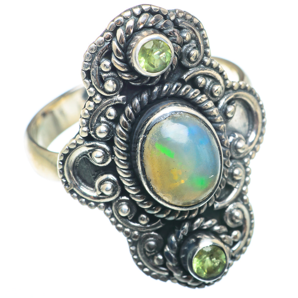 Ethiopian Opal Rings handcrafted by Anasilvercos - RING74292