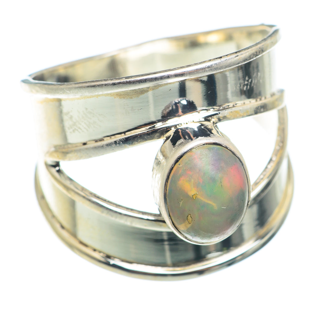 Ethiopian Opal Rings handcrafted by Anasilvercos - RING74293