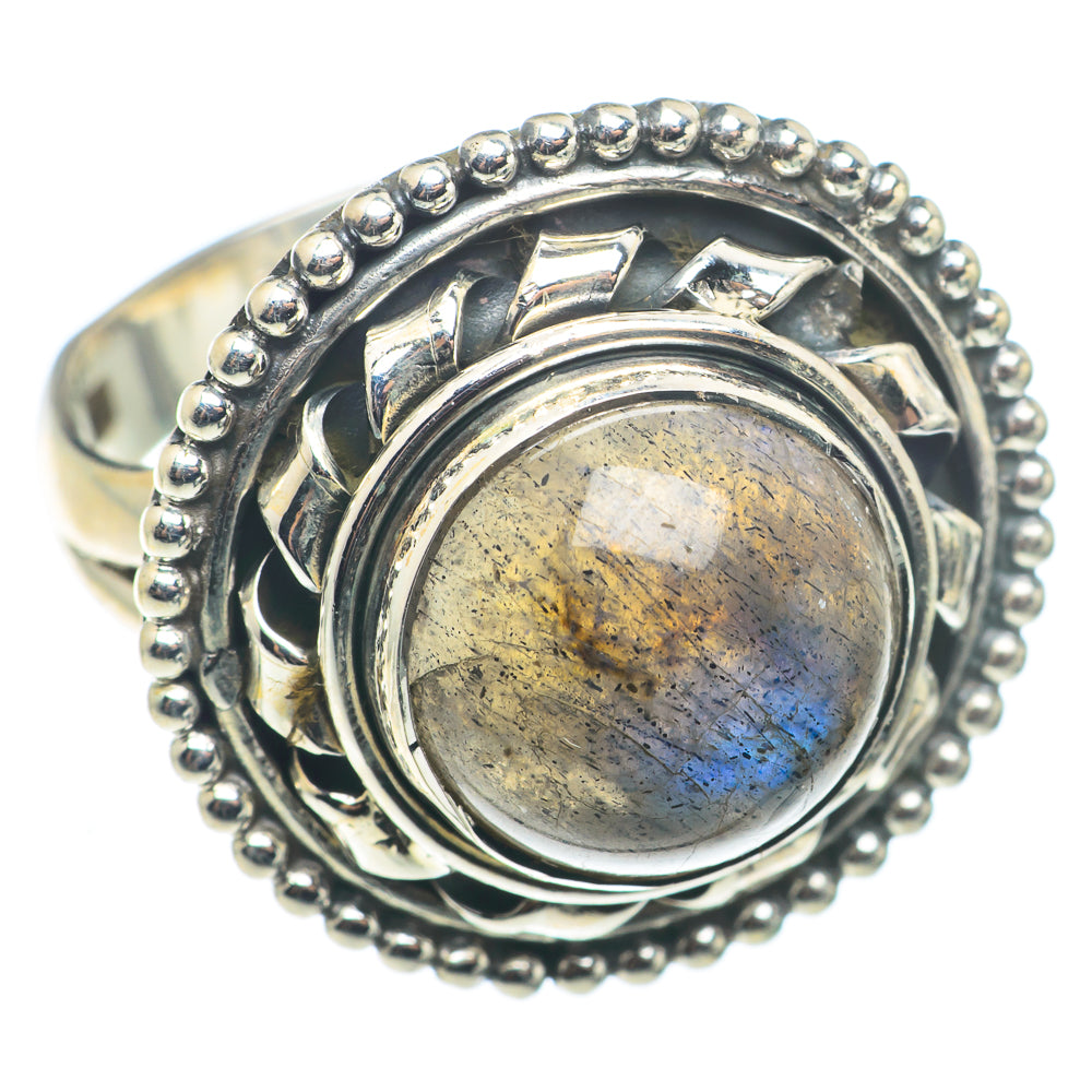 Labradorite Rings handcrafted by Anasilvercos - RING74297 - Photo 2