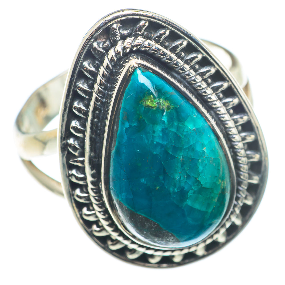 Chrysocolla Rings handcrafted by Anasilvercos - RING74298