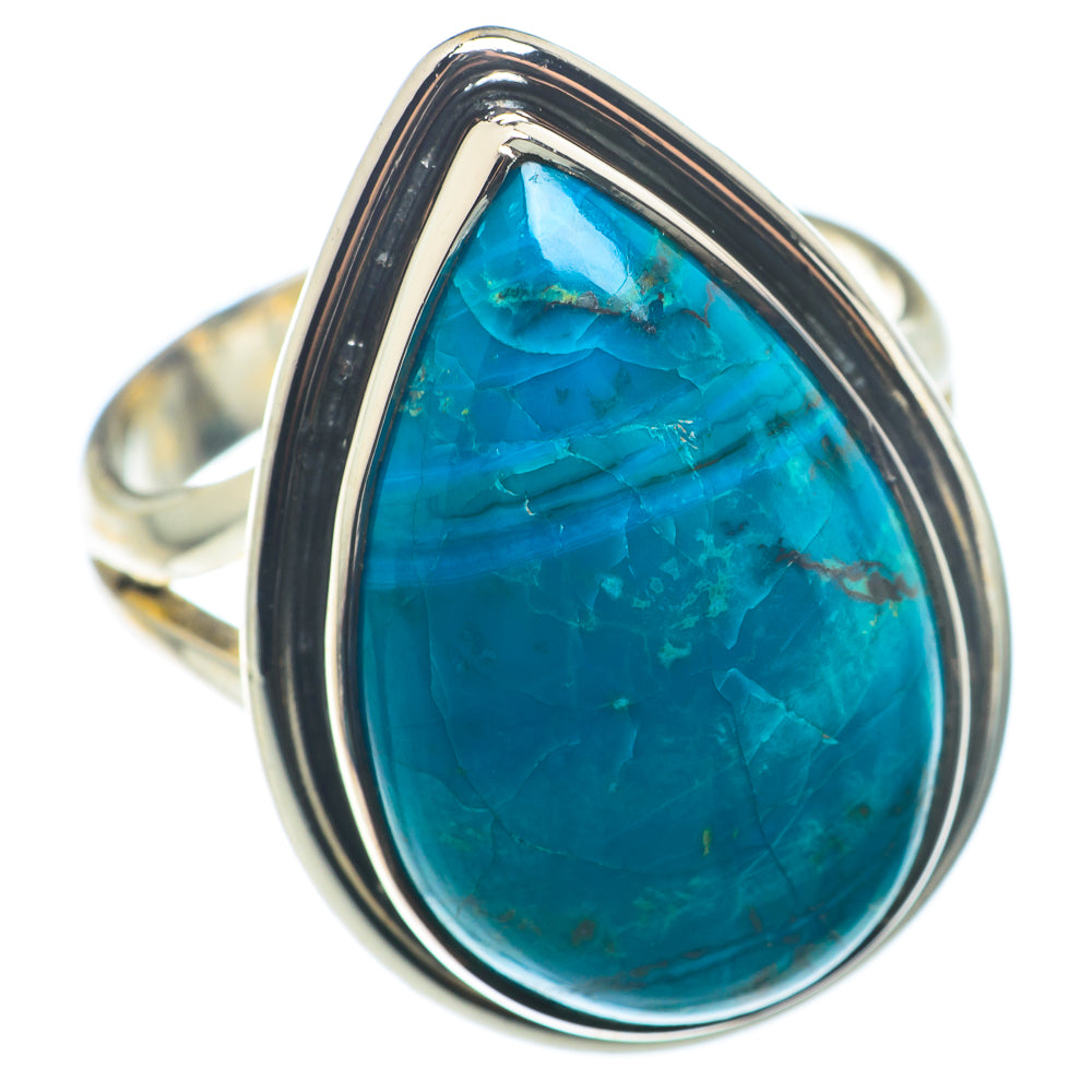 Chrysocolla Rings handcrafted by Anasilvercos - RING74303