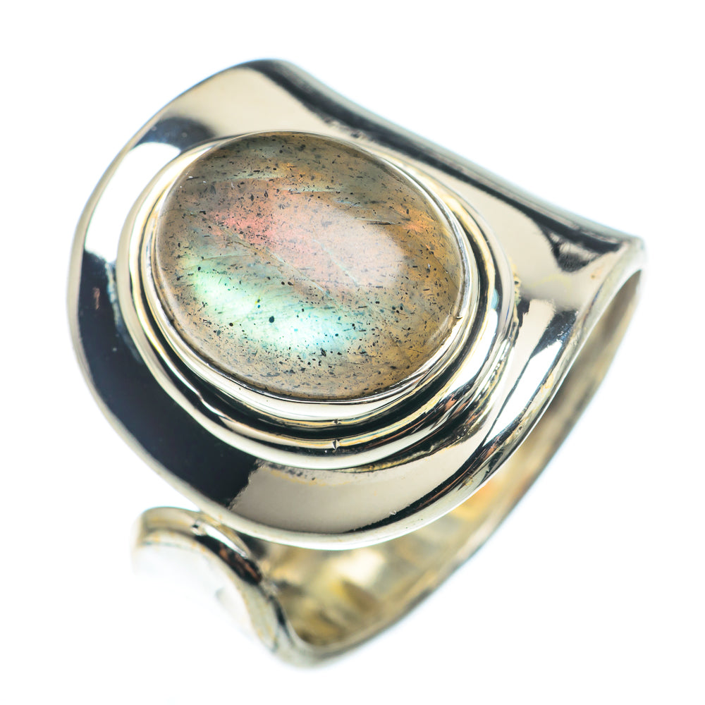 Labradorite Rings handcrafted by Anasilvercos - RING74307