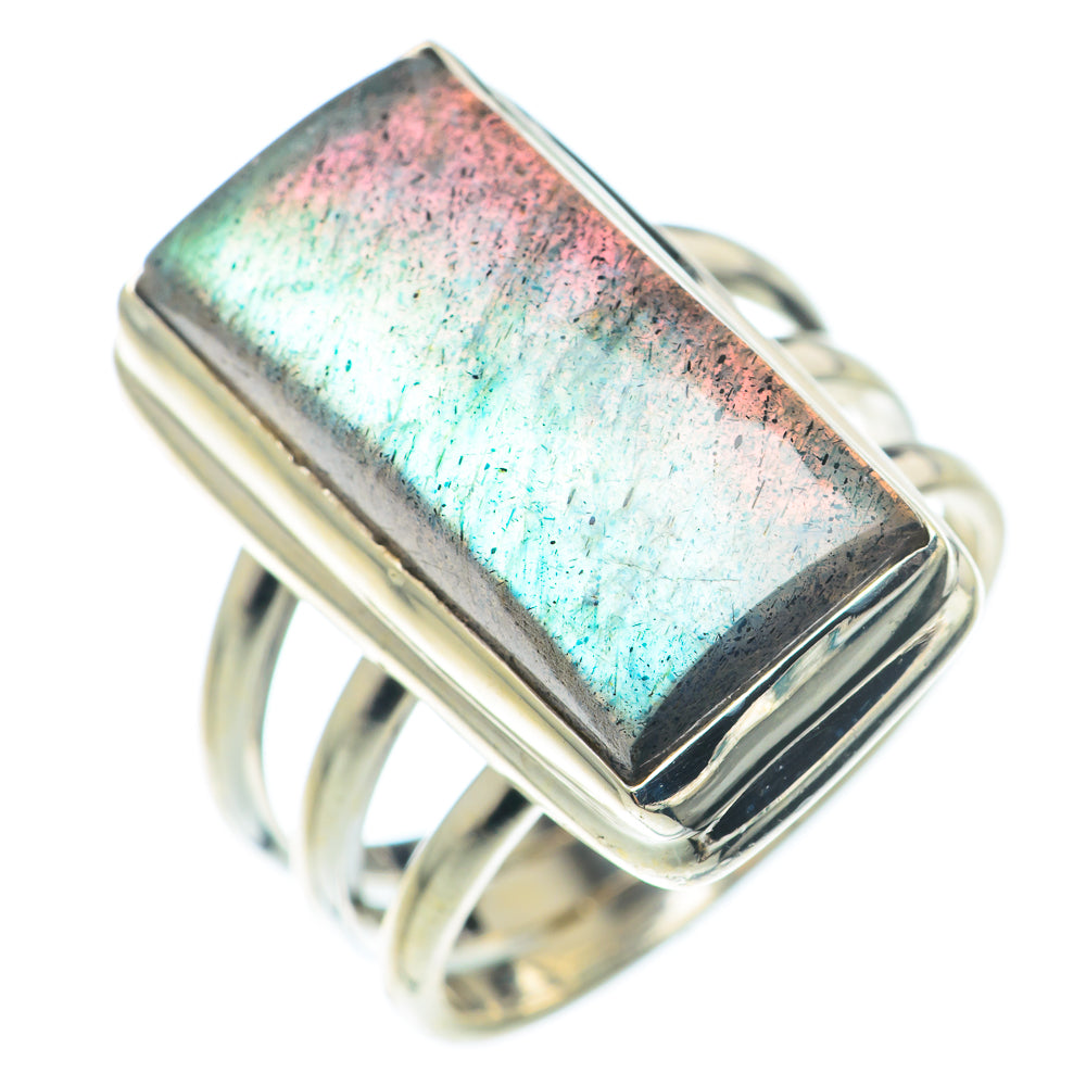 Labradorite Rings handcrafted by Anasilvercos - RING74308
