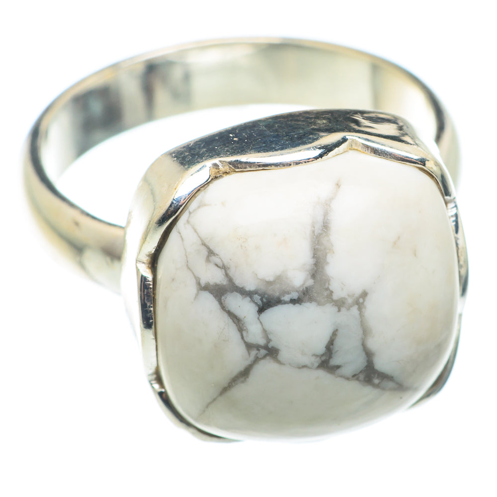 Howlite Rings handcrafted by Anasilvercos - RING74329