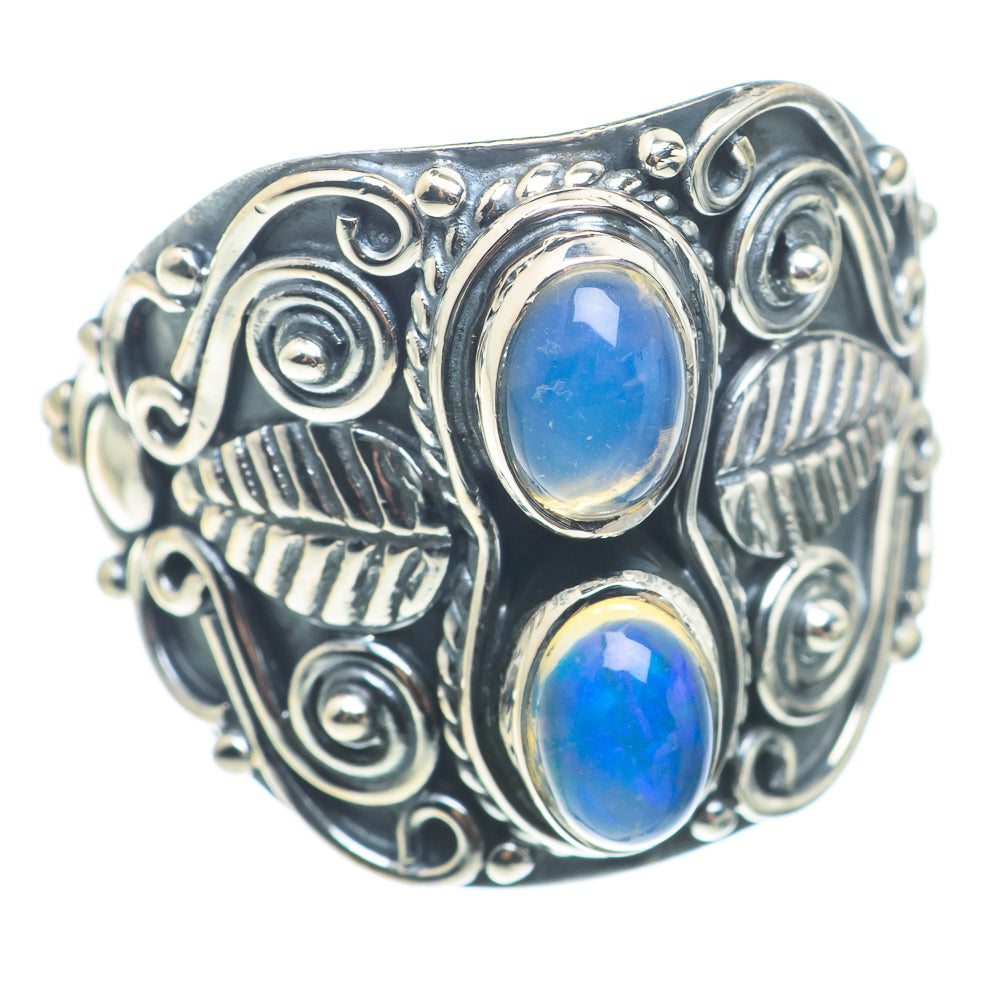 Ethiopian Opal Rings handcrafted by Anasilvercos - RING74331