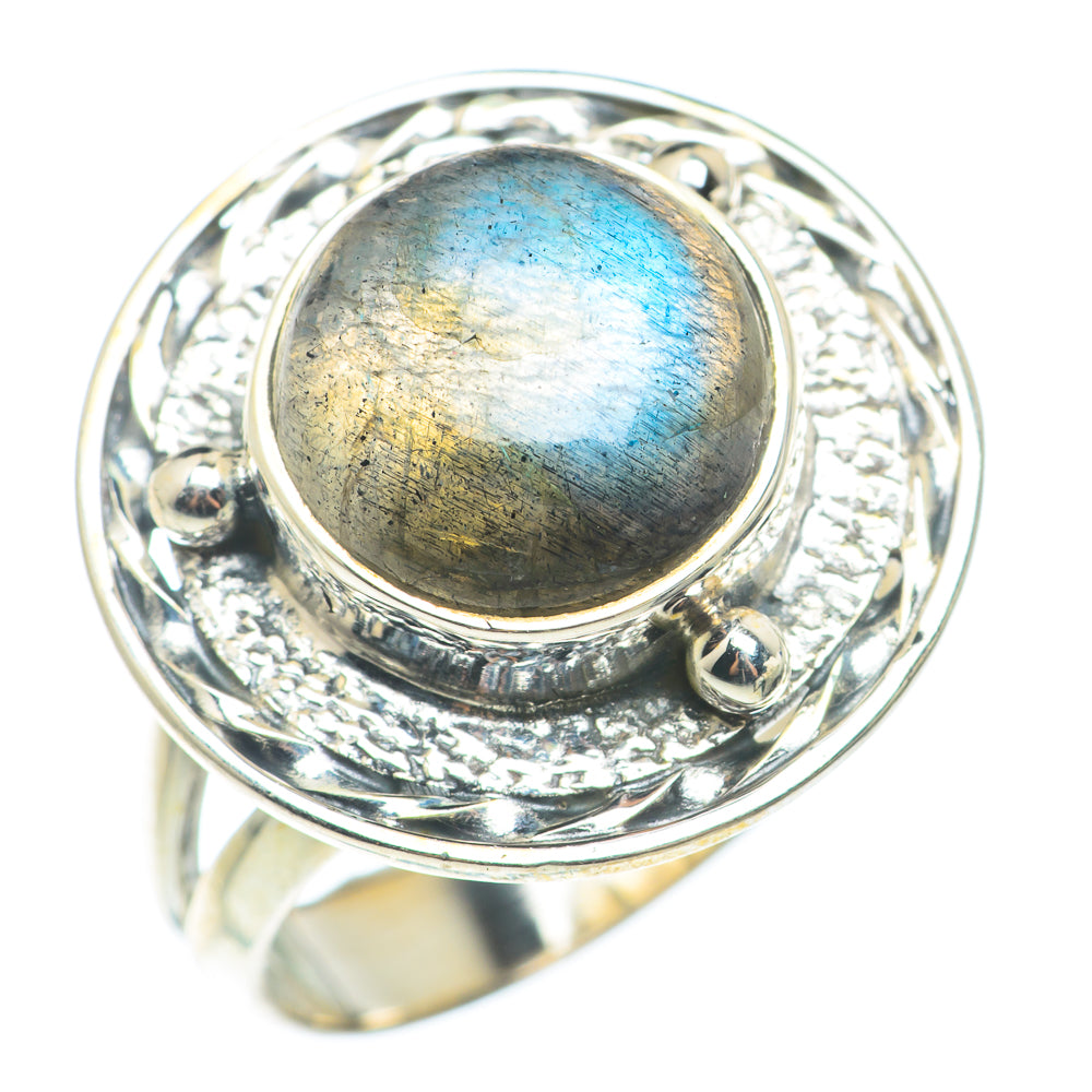Labradorite Rings handcrafted by Anasilvercos - RING74334