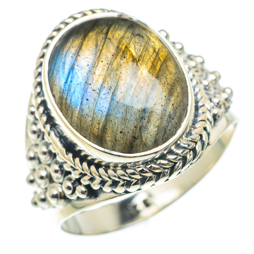 Labradorite Rings handcrafted by Anasilvercos - RING74335