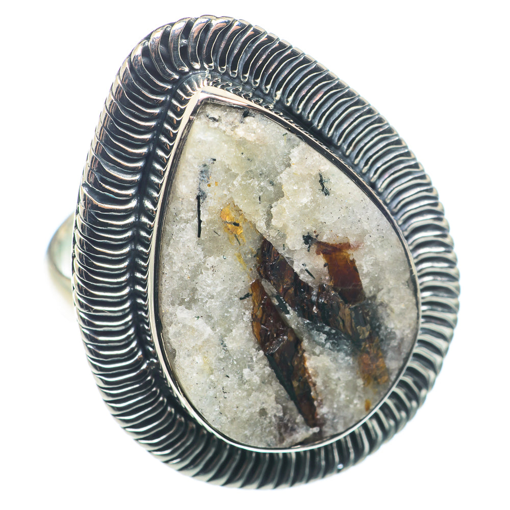 Astrophyllite Rings handcrafted by Anasilvercos - RING74347