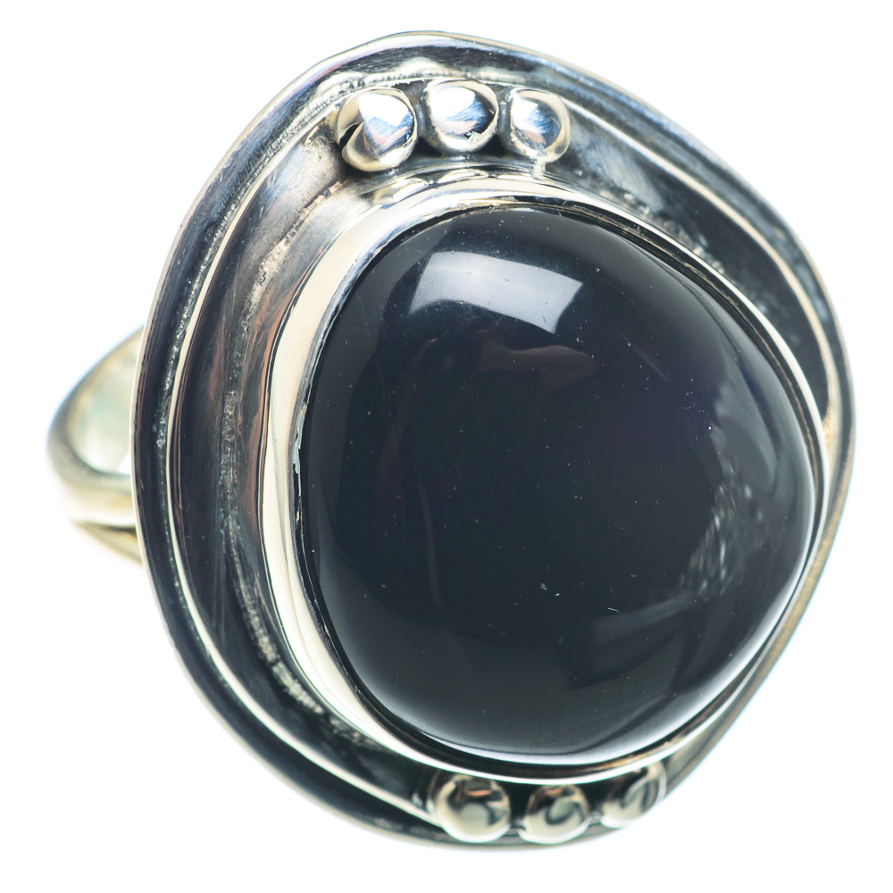 Black Onyx Rings handcrafted by Anasilvercos - RING74355