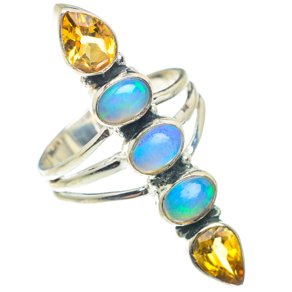 Ethiopian Opal Rings handcrafted by Anasilvercos - RING74364