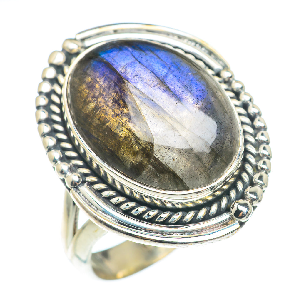 Labradorite Rings handcrafted by Anasilvercos - RING74372