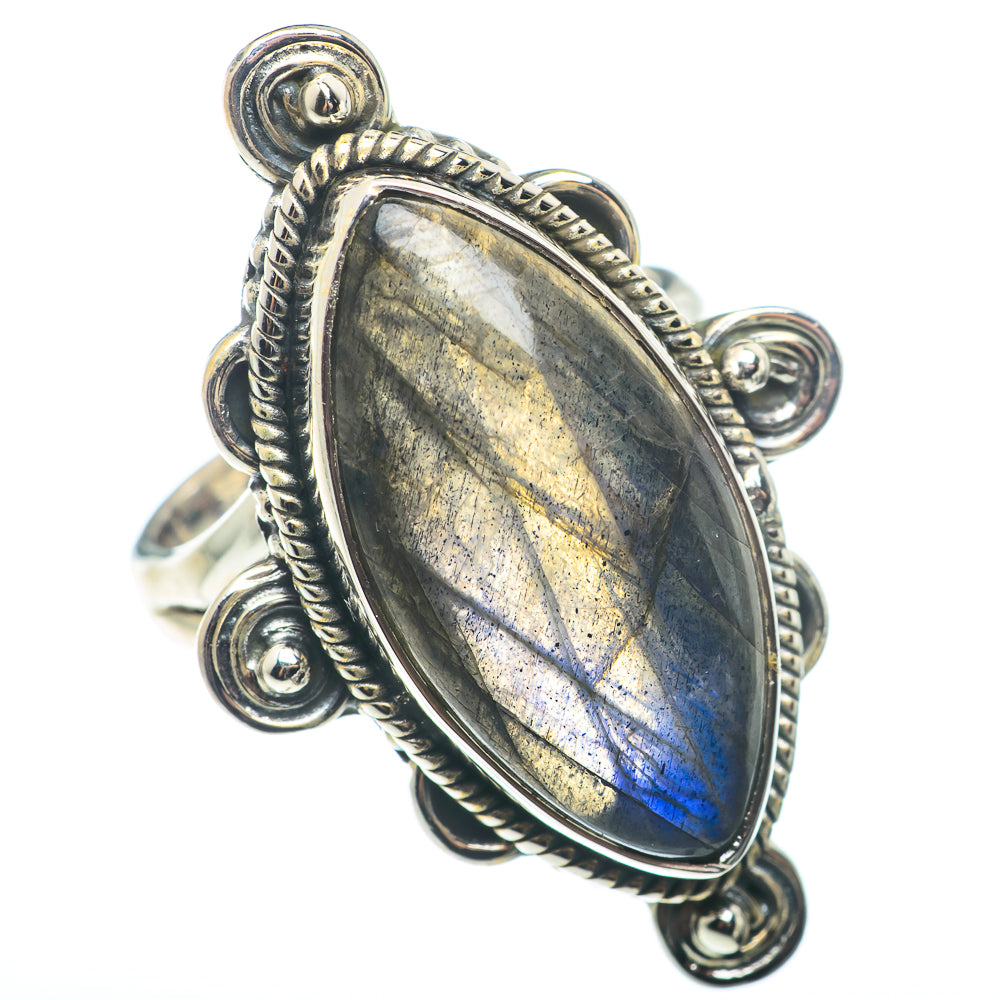 Labradorite Rings handcrafted by Anasilvercos - RING74374
