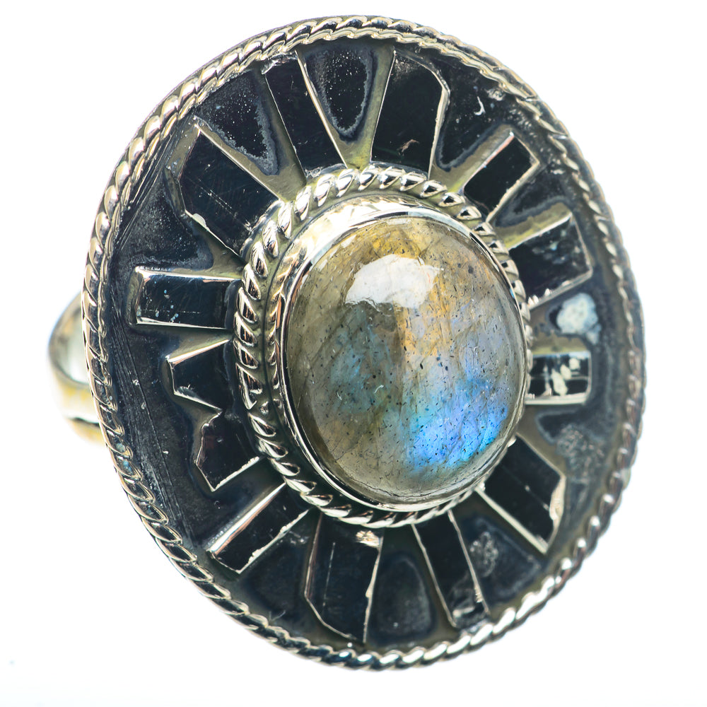 Labradorite Rings handcrafted by Anasilvercos - RING74376
