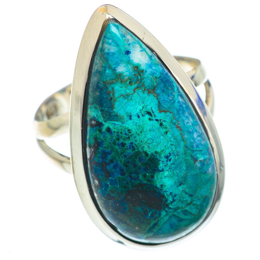 Chrysocolla Rings handcrafted by Anasilvercos - RING74378