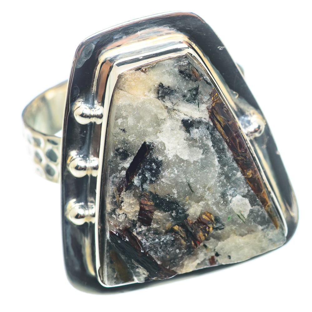 Astrophyllite Rings handcrafted by Anasilvercos - RING74381