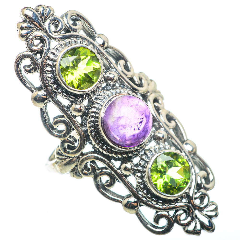 Amethyst Rings handcrafted by Anasilvercos - RING74398