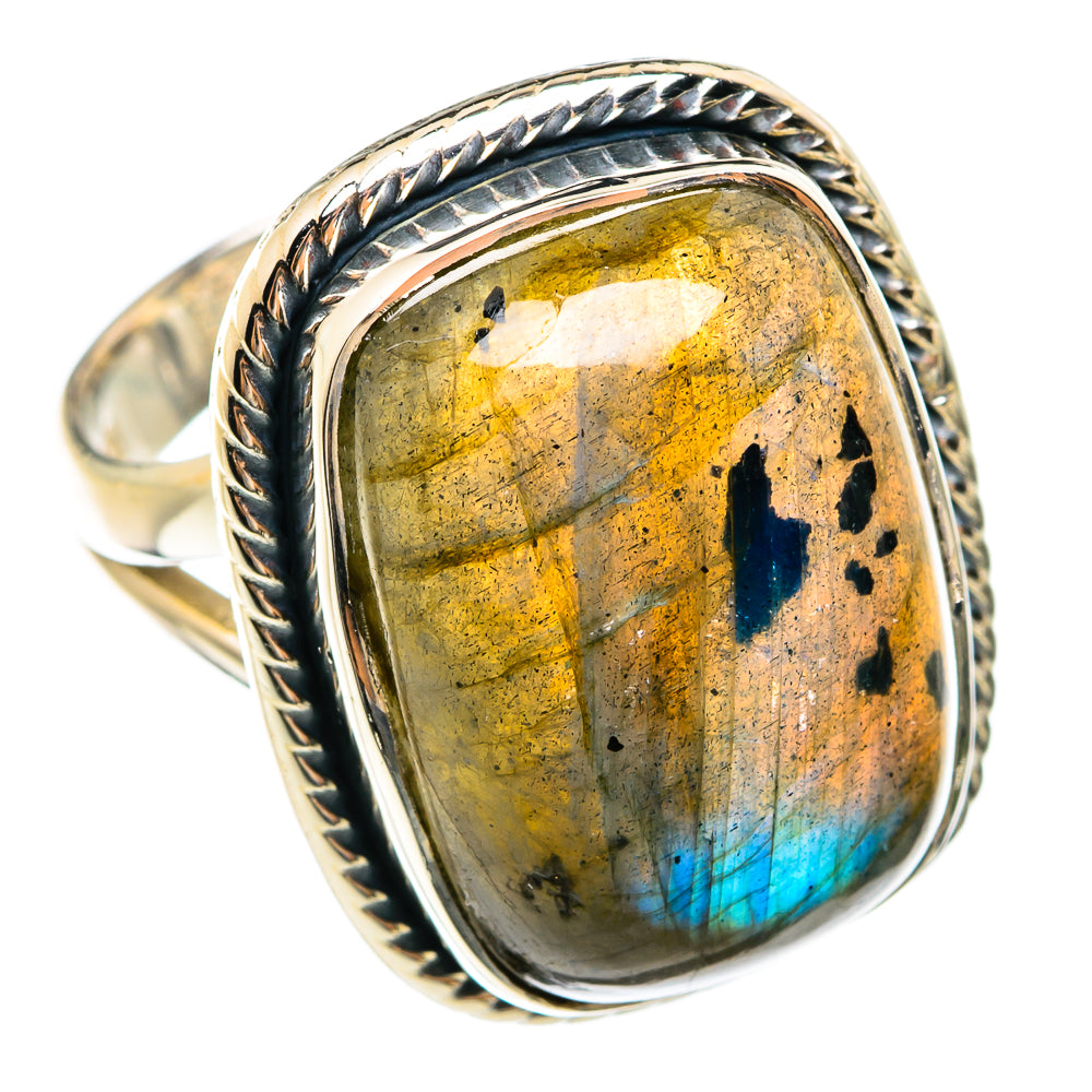Labradorite Rings handcrafted by Anasilvercos - RING74407
