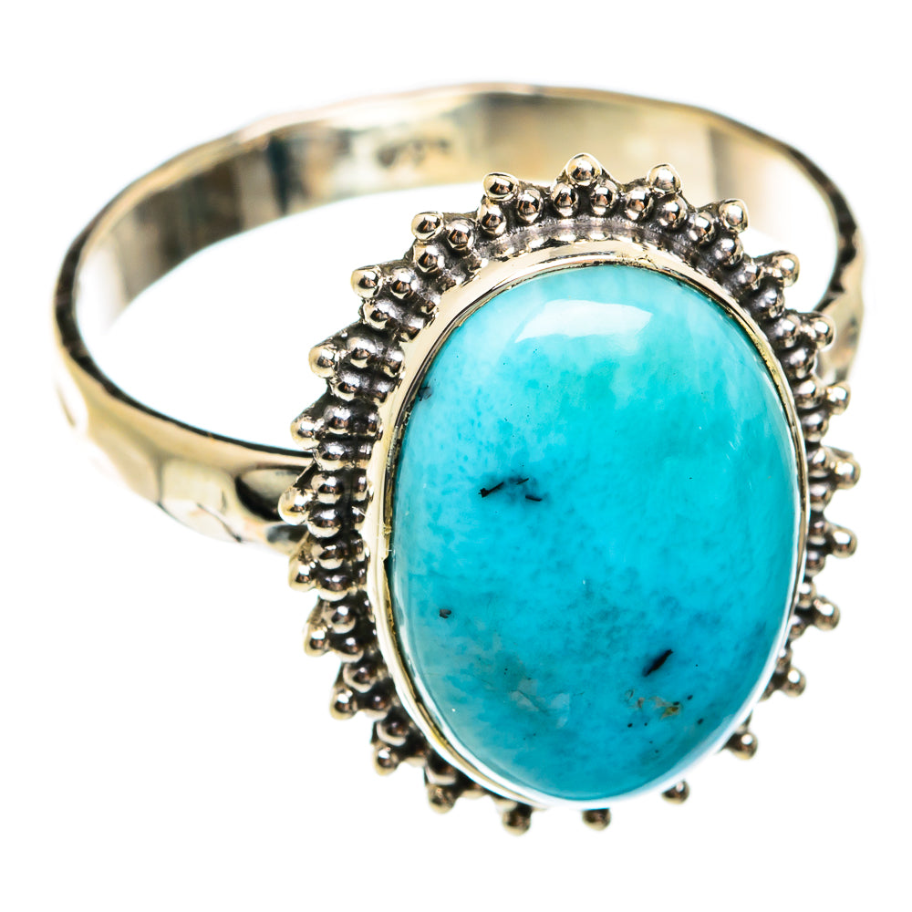 Larimar Rings handcrafted by Anasilvercos - RING74411