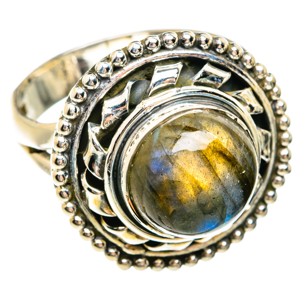 Labradorite Rings handcrafted by Anasilvercos - RING74415
