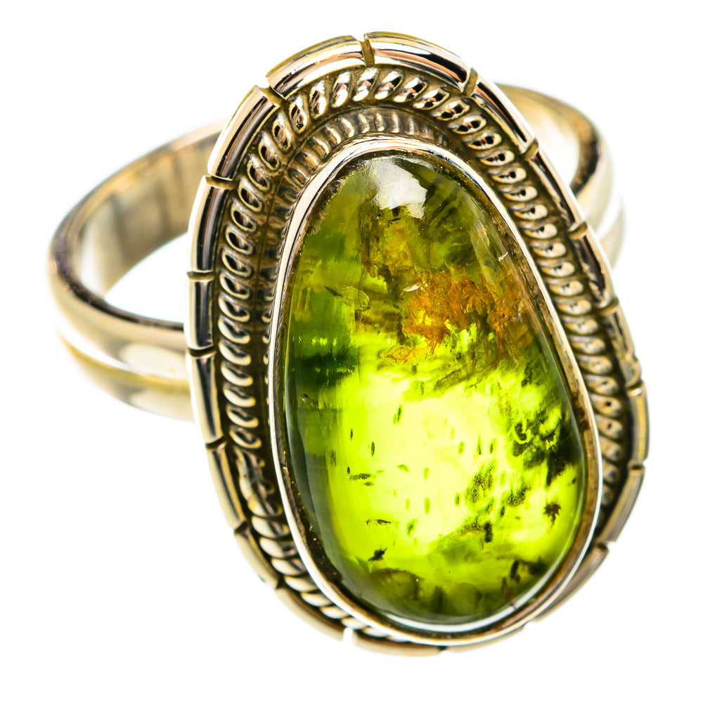 Australian Green Opal Rings handcrafted by Anasilvercos - RING74417