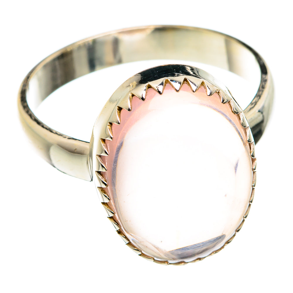 Rose Quartz Rings handcrafted by Anasilvercos - RING74422