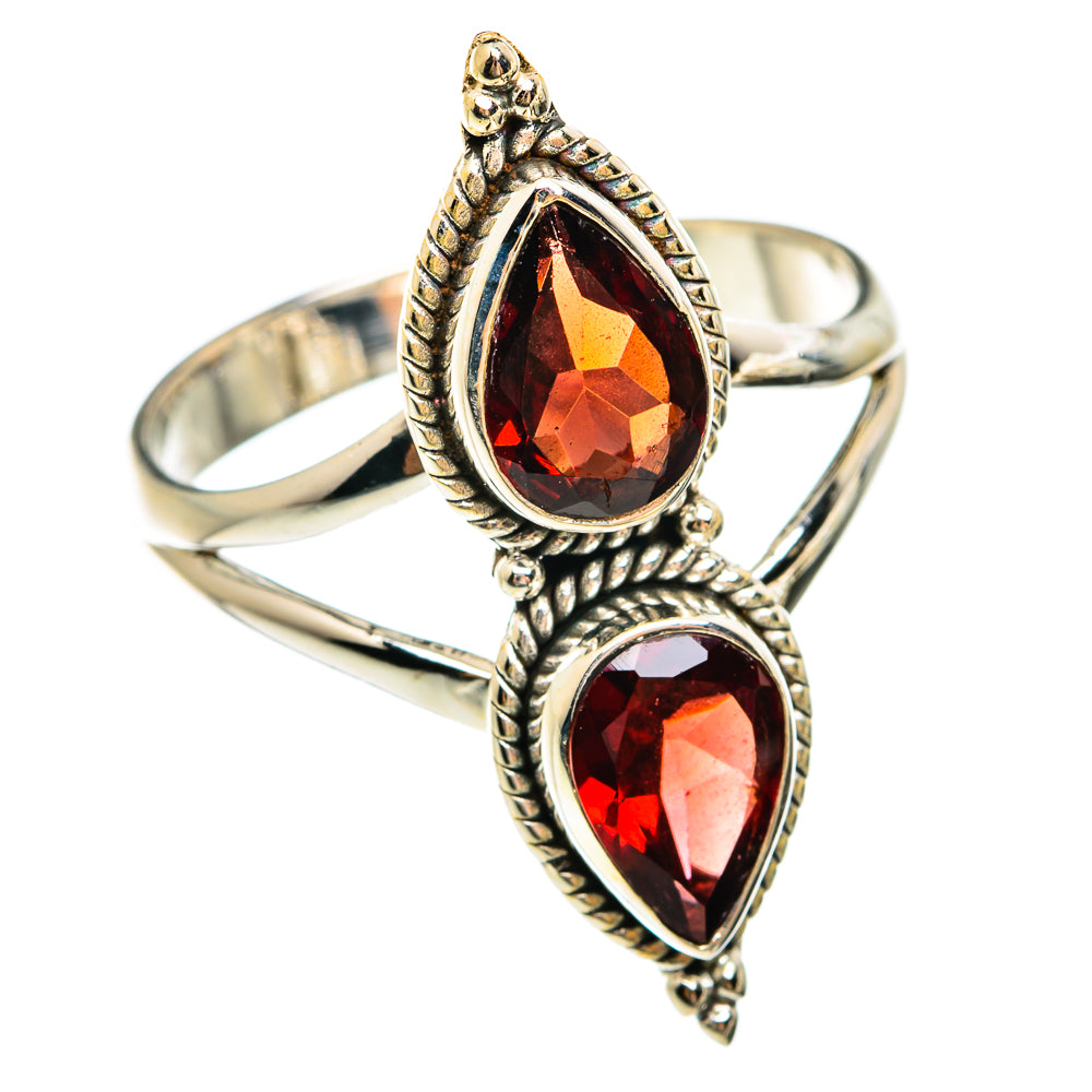 Garnet Rings handcrafted by Anasilvercos - RING74425