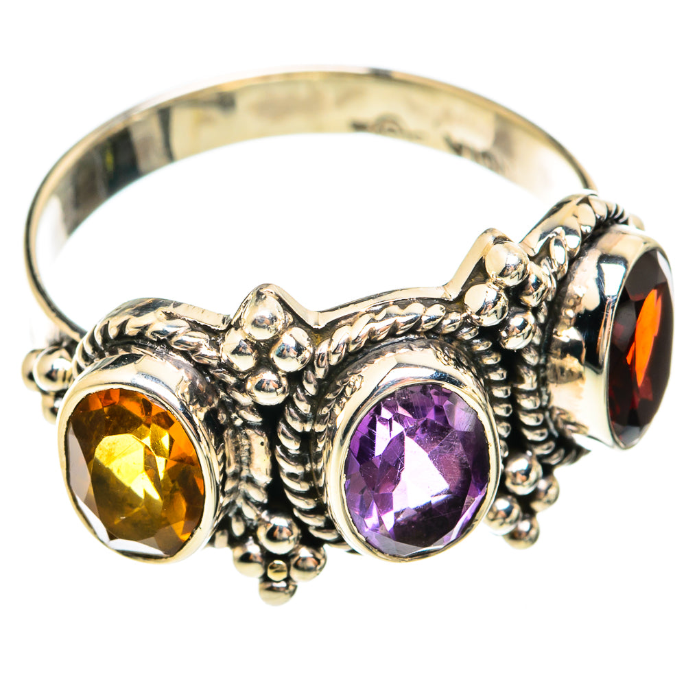 Garnet Rings handcrafted by Anasilvercos - RING74442