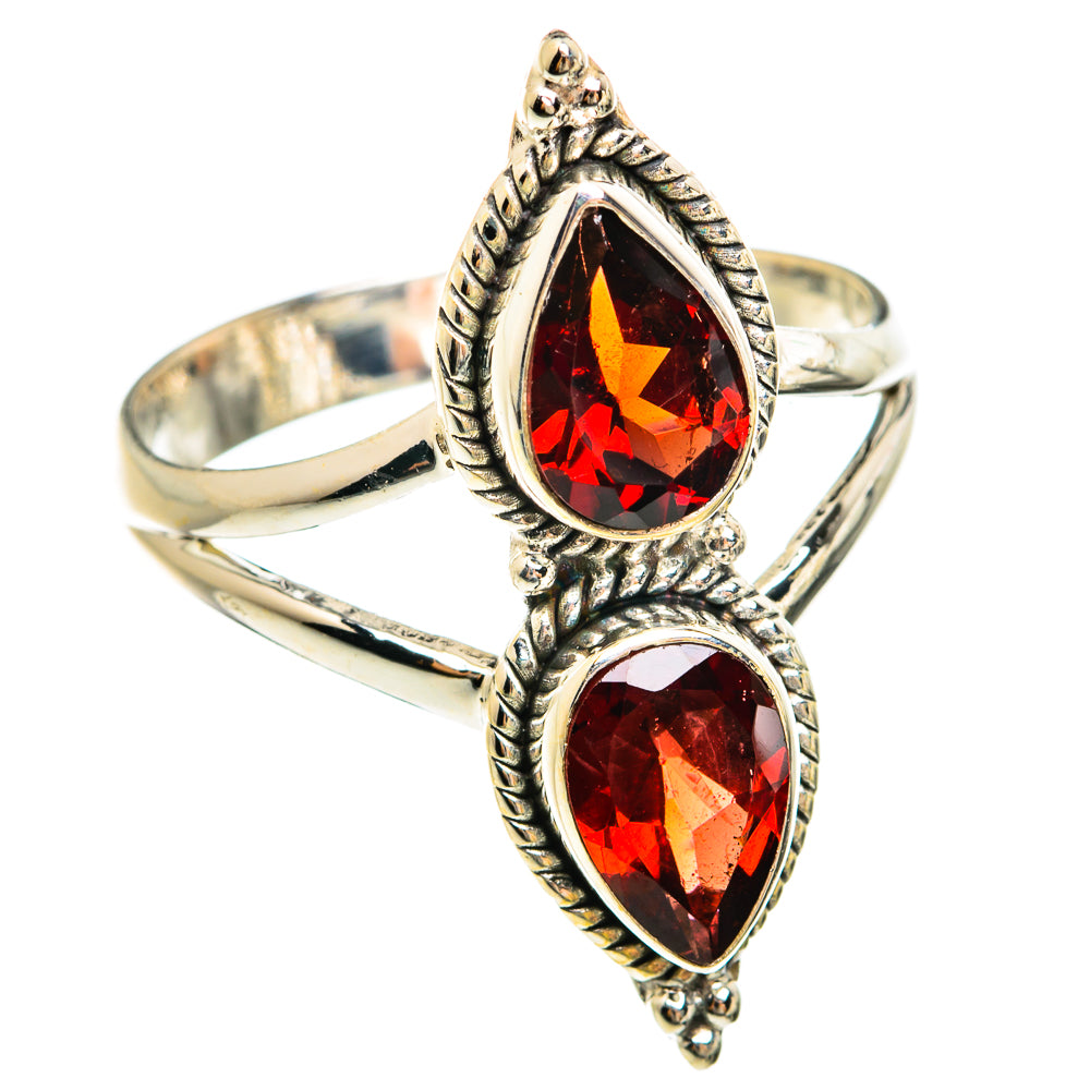 Garnet Rings handcrafted by Anasilvercos - RING74464