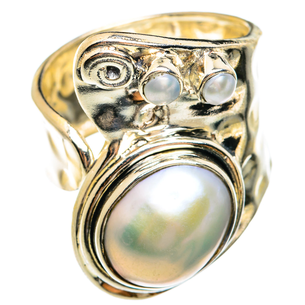 Cultured Pearl Rings handcrafted by Anasilvercos - RING74475