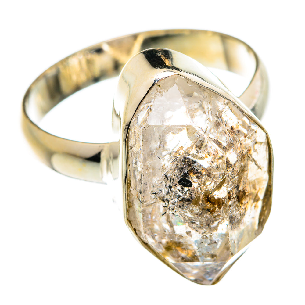 Herkimer Diamond Rings handcrafted by Anasilvercos - RING74478