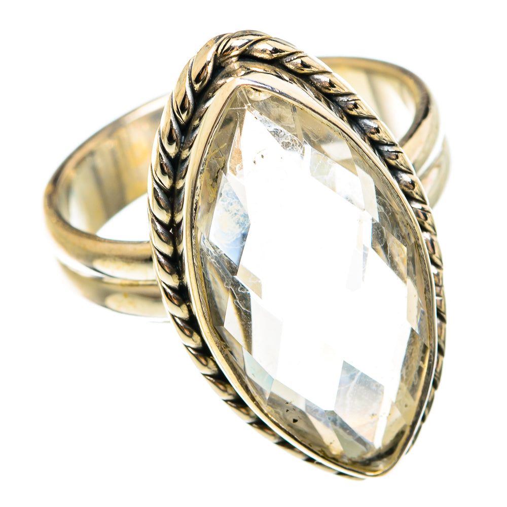 White Quartz Rings handcrafted by Anasilvercos - RING74479