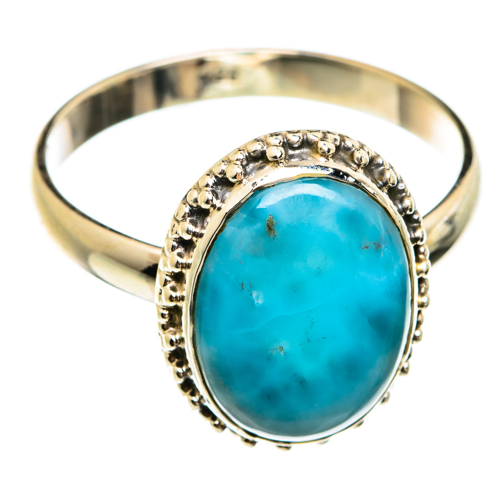 Larimar Rings handcrafted by Anasilvercos - RING74491