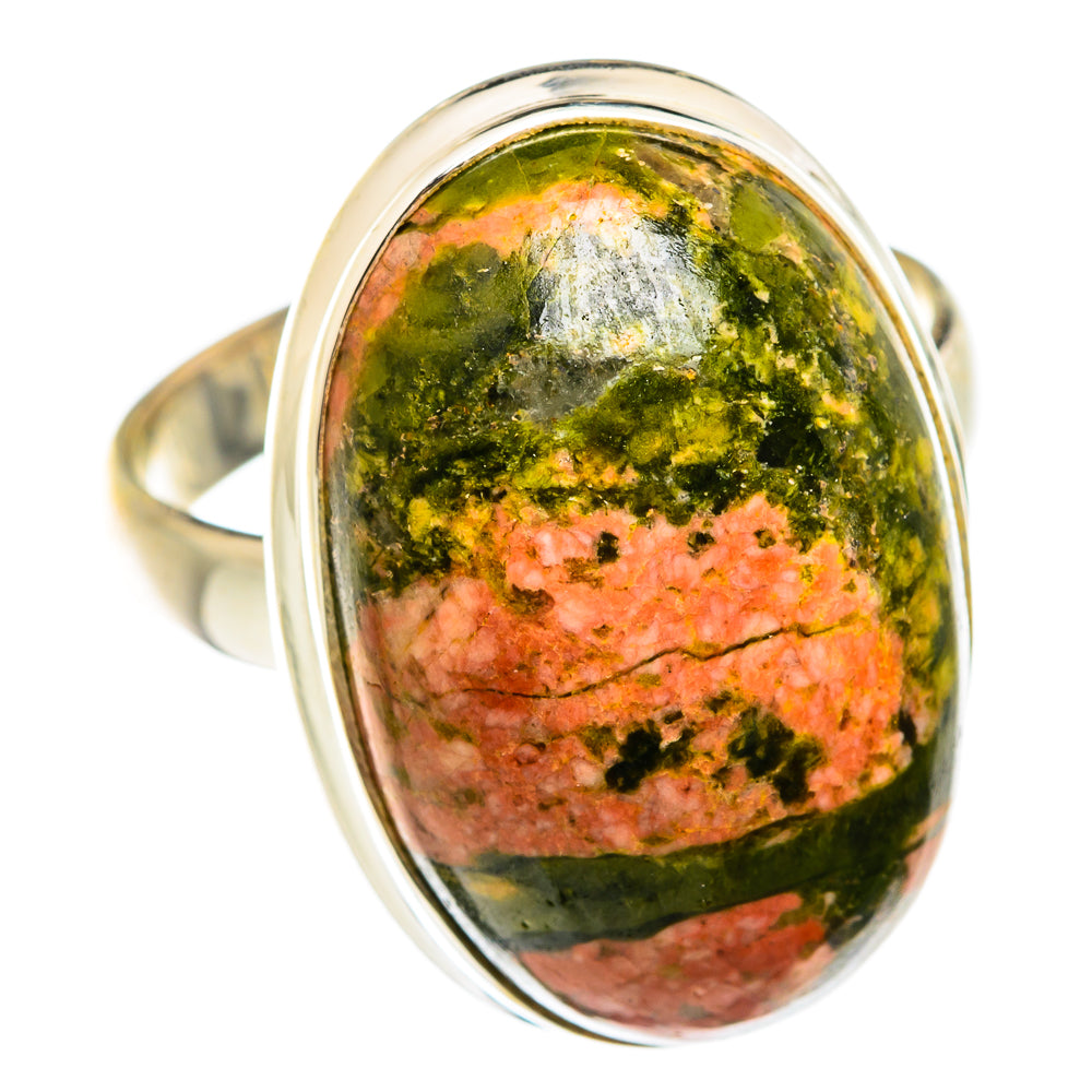 Unakite Rings handcrafted by Anasilvercos - RING74496