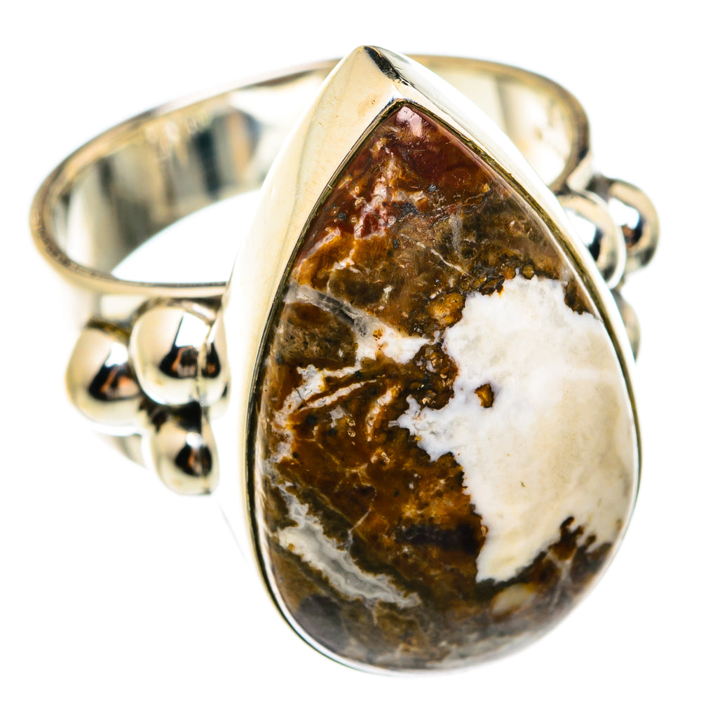 Wild Horse Jasper Rings handcrafted by Anasilvercos - RING74499