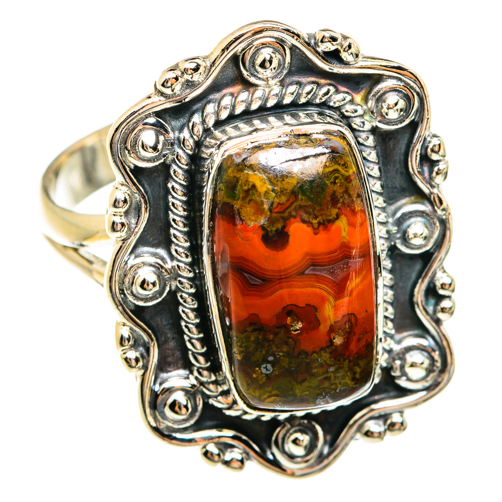 Moroccan Agate Rings handcrafted by Anasilvercos - RING74500
