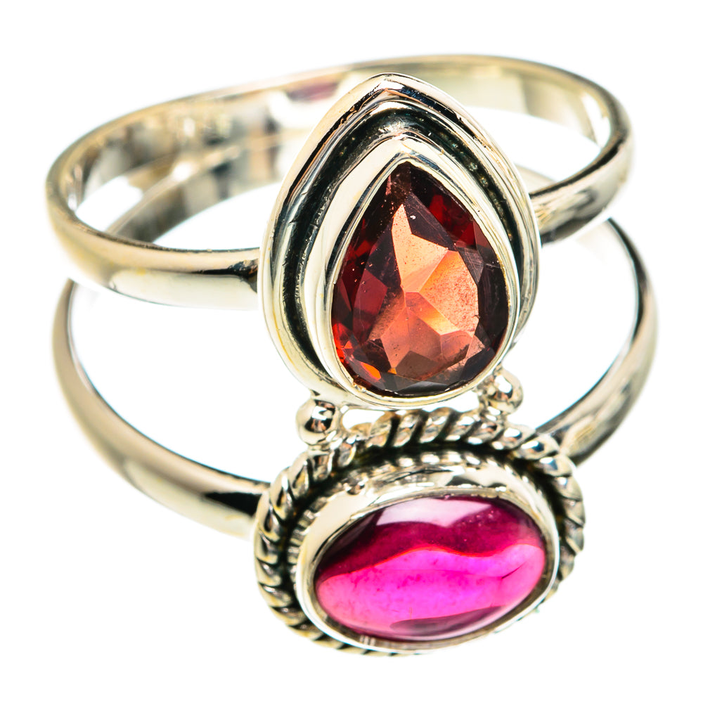 Garnet Rings handcrafted by Anasilvercos - RING74507