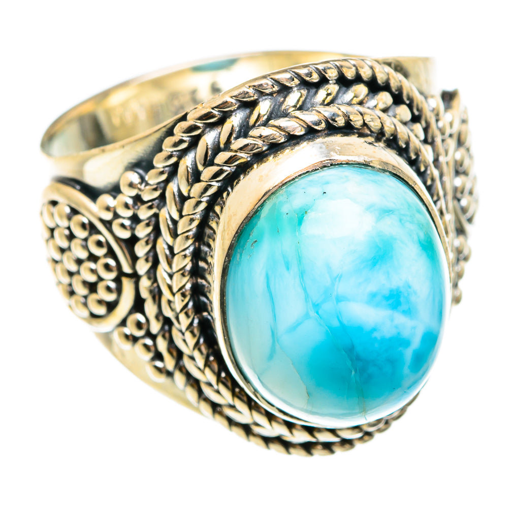 Larimar Rings handcrafted by Anasilvercos - RING74532