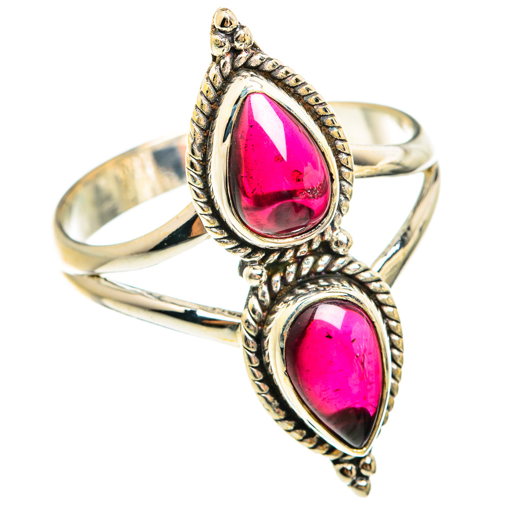Garnet Rings handcrafted by Anasilvercos - RING74548