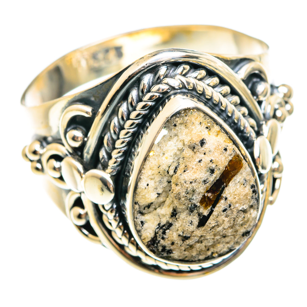 Astrophyllite Rings handcrafted by Anasilvercos - RING74580