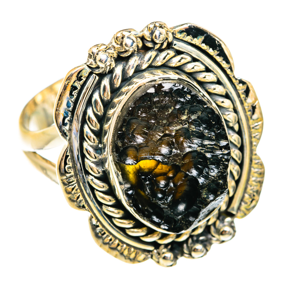 Tektite Rings handcrafted by Anasilvercos - RING74599