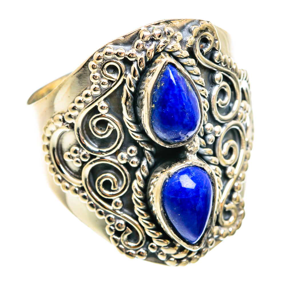 Lapis Lazuli Rings handcrafted by Anasilvercos - RING74609