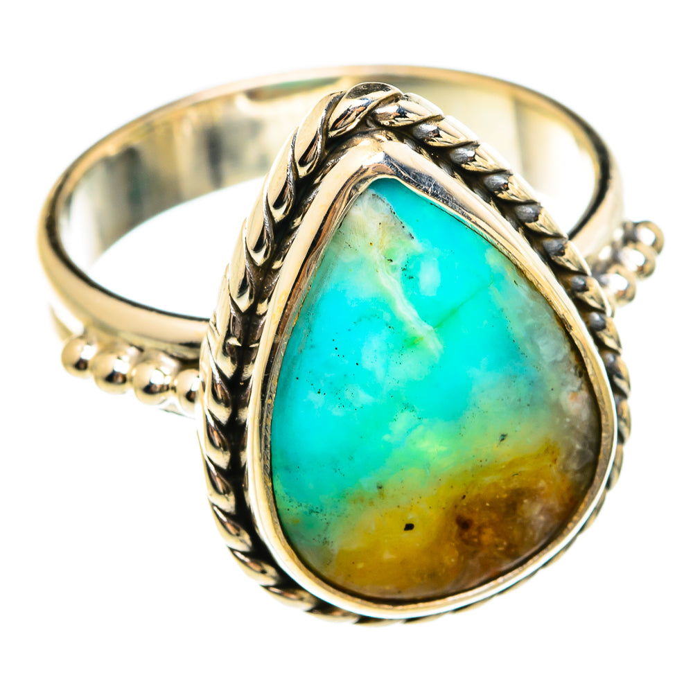 Peruvian Opal Rings handcrafted by Anasilvercos - RING74613