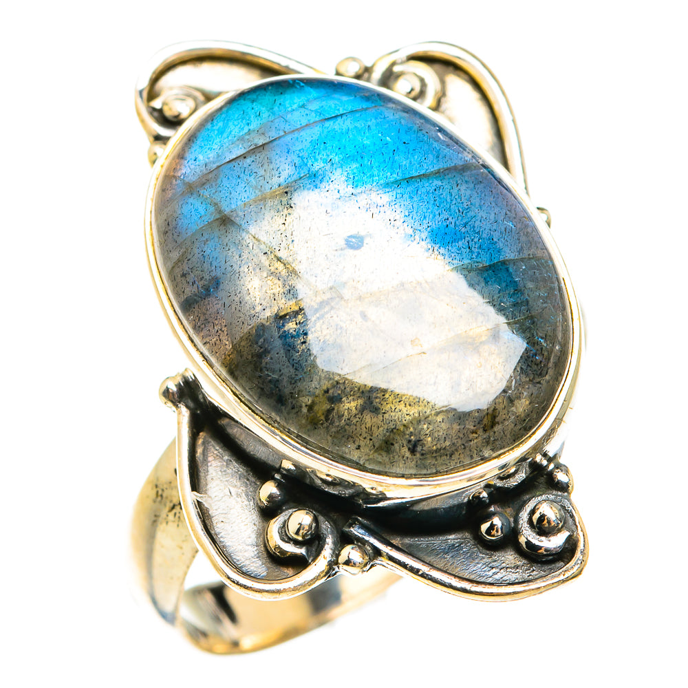 Labradorite Rings handcrafted by Anasilvercos - RING74615