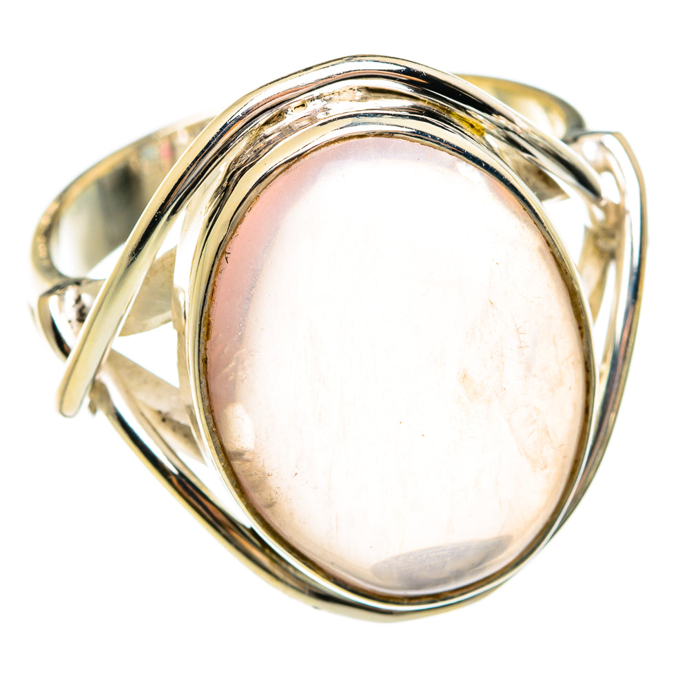 Rose Quartz Rings handcrafted by Anasilvercos - RING74626