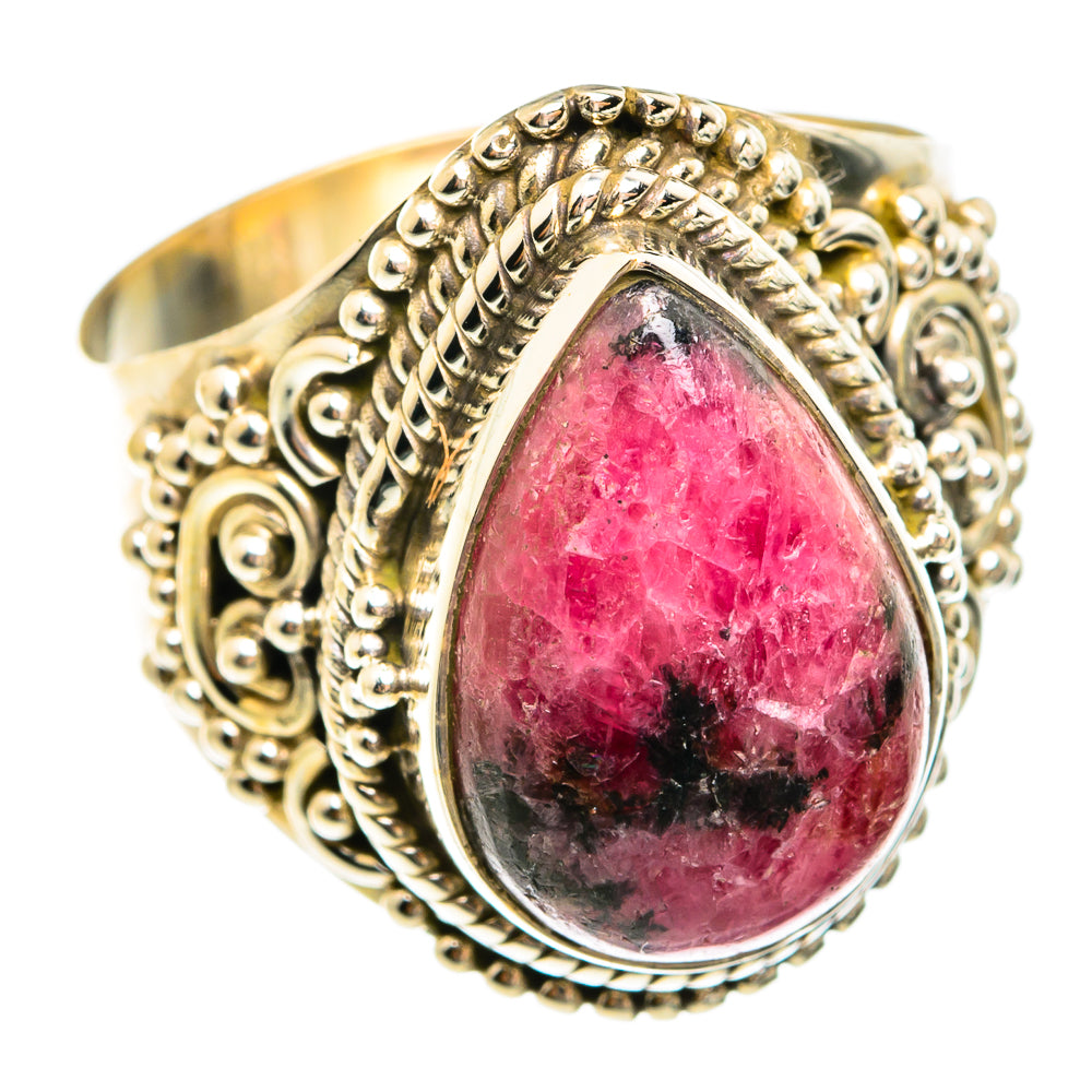 Rhodonite Rings handcrafted by Anasilvercos - RING74627