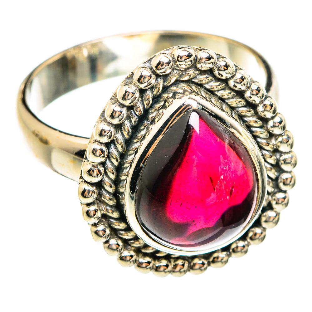 Garnet Rings handcrafted by Anasilvercos - RING74628